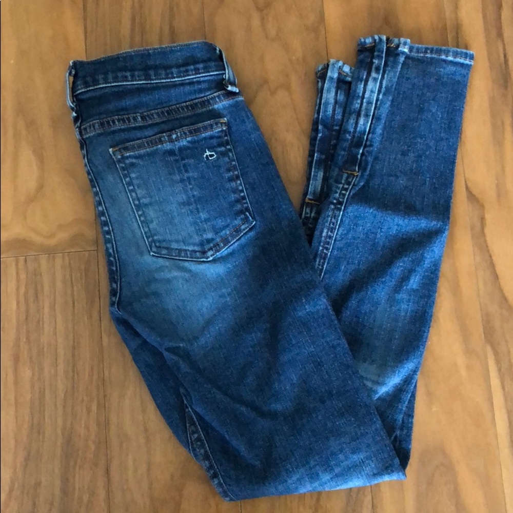 Rag n Bone jeans with ankle zipper